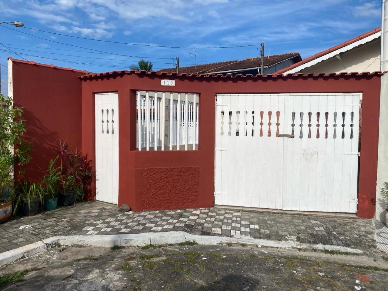 הוילה Mongaguá Casa Do Lado Da Praia, 100 Metros Da Praia. מראה חיצוני תמונה